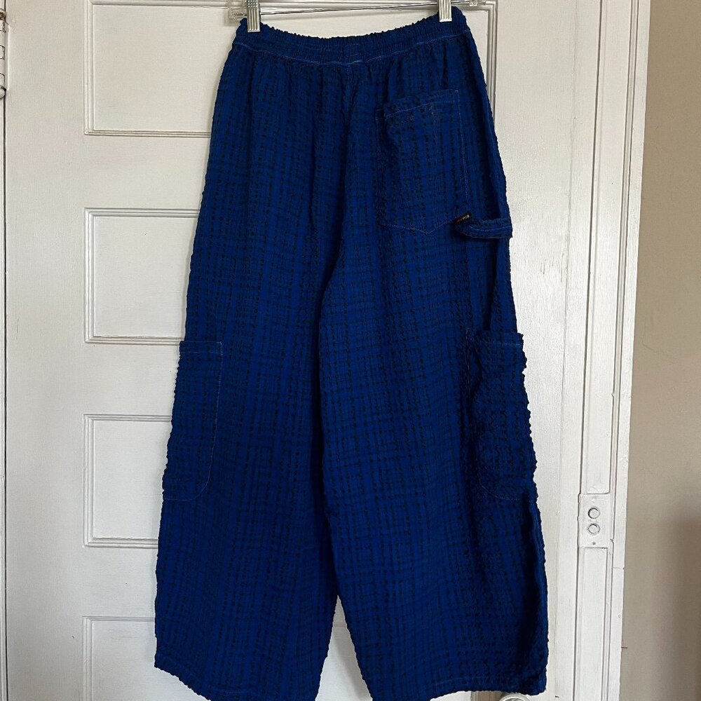 Meals F.D.A. Blueberry Rayon Chef Pant Small - Picture 3 of 5